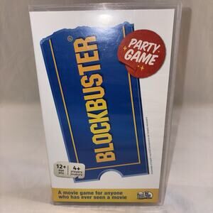 The BLOCKBUSTER Party Movie Trivia Card & Board Game, Movie Buzzer, Jeopardy NEW